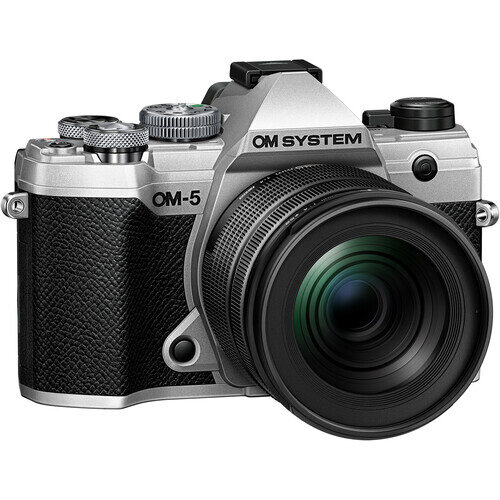 om 5 mirrorless camera with 12 45mm f4 pro lens silver .jpg