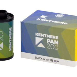 kentmere pan iso 200 35mm black & white film 24exp