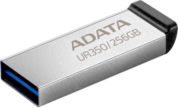 adata ur350 usb3.2 256gb flash drive nickel/black
