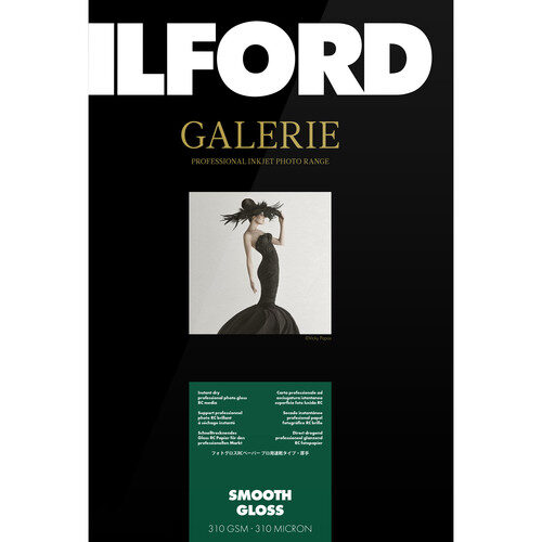 ilford galerie smooth gloss 310gsm a2/25s