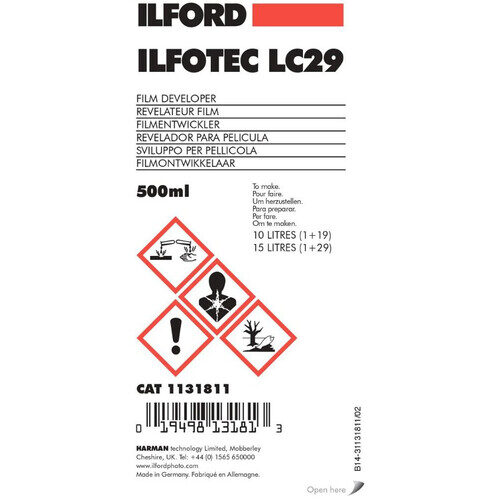 ilford ilfotec lc29 black & white developer 500ml