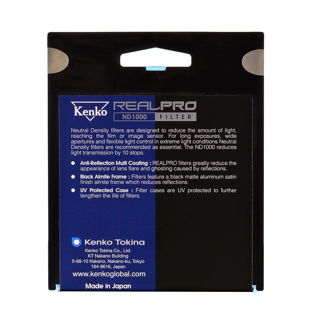 kenko real pro 55mm nd1000 filter*