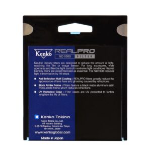kenko real pro 77mm nd1000 filter*