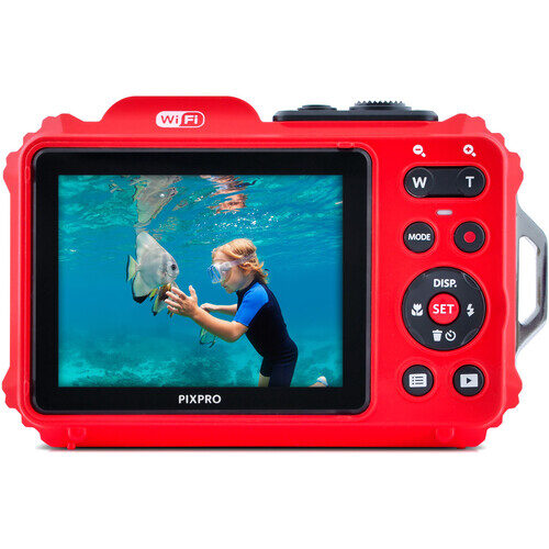 kodak pixpro wpz2 waterproof digital camera red