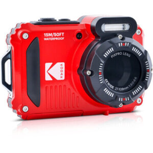 kodak pixpro wpz2 waterproof digital camera red