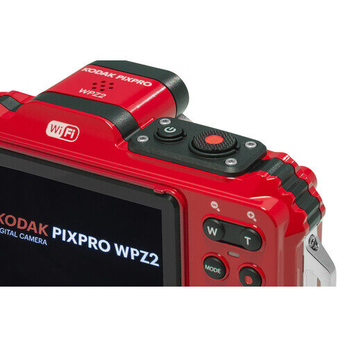 kodak pixpro wpz2 waterproof digital camera red