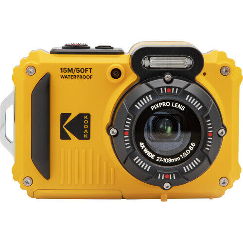 kodak pixpro wpz2 waterproof digital camera yellow