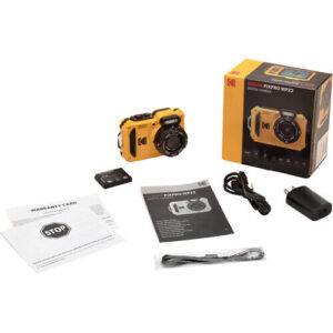 kodak pixpro wpz2 waterproof digital camera yellow