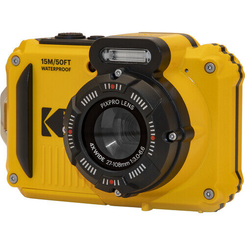 kodak pixpro wpz2 waterproof digital camera yellow