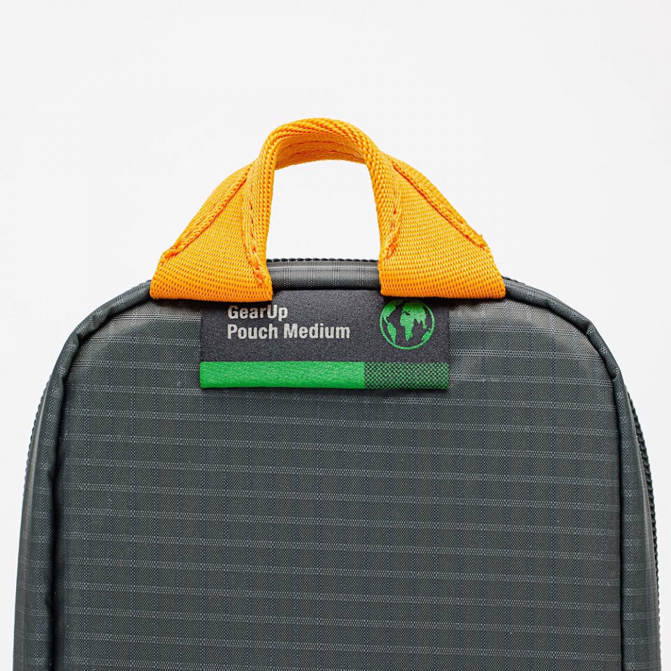 lowepro gearup pouch medium dark grey green line