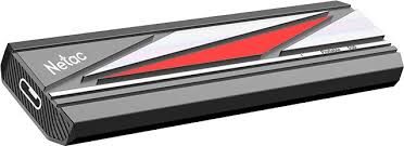 netac zx20l usb3.2 gen 2 256gb external ssd type c/a high speed