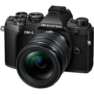 om system om 5 mark ii 12 45mm lens kit black