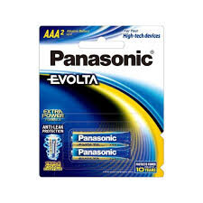 panasonic evolta aaa alkaline battery 2 pack*