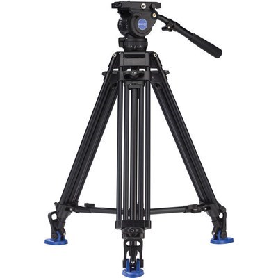 benro bv8 aluminium 2 stage video tripod