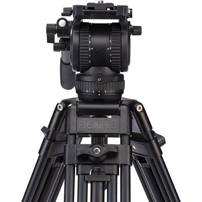 benro bv8 aluminium 2 stage video tripod