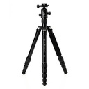 benro globetrotter aluminium 5 sect tripod + ball head kit black