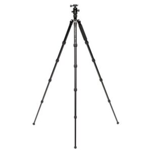 benro globetrotter aluminium 5 sect tripod + ball head kit black