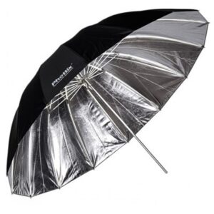 phottix 101cm para pro umbrella (black/silver)
