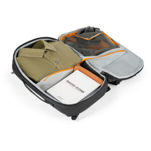 lowepro trekker lt backpack 150 grey green line