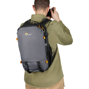 lowepro trekker lt backpack 150 grey green line