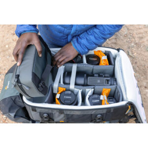lowepro pro trekker backpack 550 aw ii grey green line