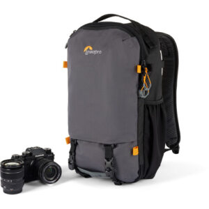 lowepro trekker lt backpack 150 grey green line