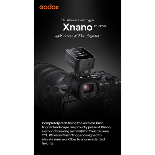 godox xnano x3 touchscreen trigger sony