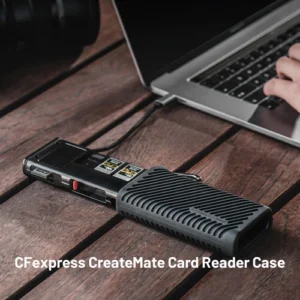 pgytech cfexpress createmate card reader case type a/sd (classic black)