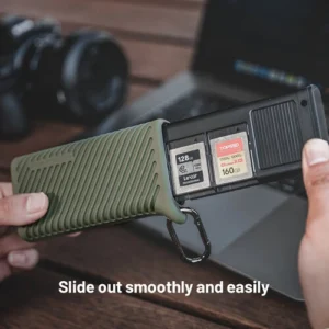 pgytech cfexpress createmate card reader case type b/sd (moss green)