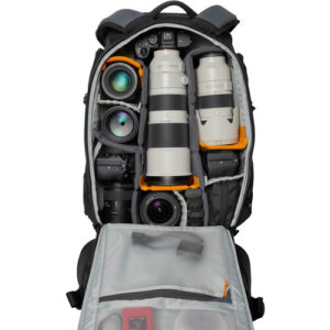 lowepro protactic bp 450 aw iii black backpack green line