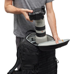 lowepro protactic bp 450 aw iii black backpack green line