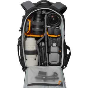 lowepro protactic bp 350 aw iii black backpack green line