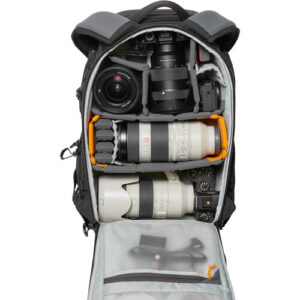 lowepro protactic bp 350 aw iii black backpack green line