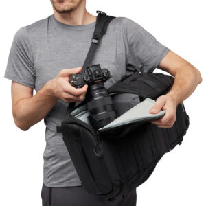lowepro protactic bp 350 aw iii black backpack green line