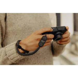 peak design cuff rope camera strap wrist black