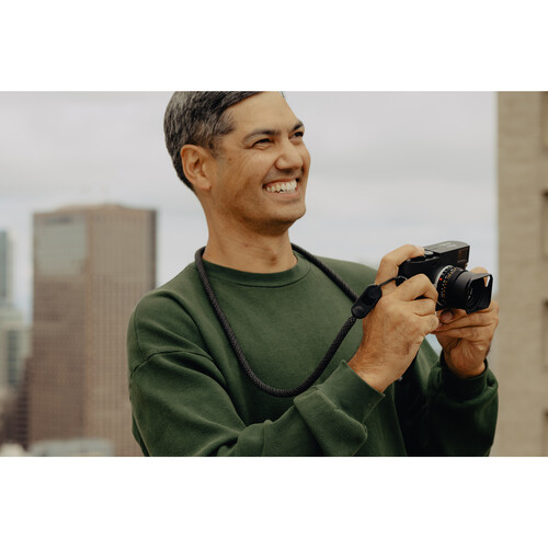 peak design form rope camera strap long black