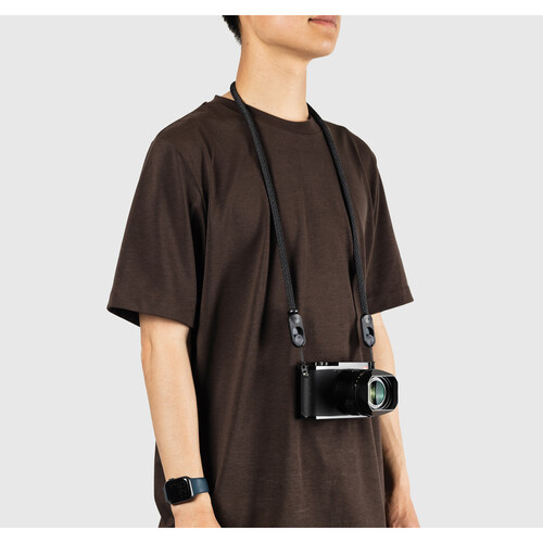 peak design form rope camera strap short black