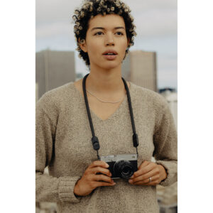 peak design form rope camera strap neck black