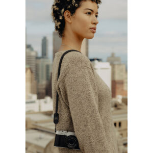 peak design form rope camera strap neck black