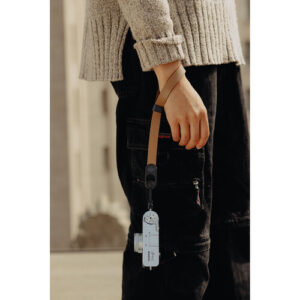 peak design cuff leather camera strap wrist tan