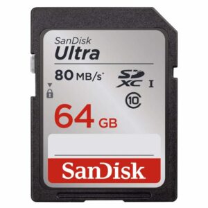 sandisk 64gb ultra sd 100mb/s c10