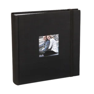 kenro aztec memo slip in album black 6"x4" 200 photos