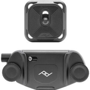 peak design capture camera clip (v3) black with plate