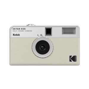 kodak ektar h35 reusable half frame film camera off white
