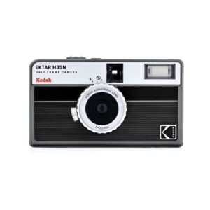 kodak ektar h35n reusable half frame film camera striped black