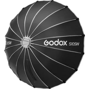 godox bowens mount umbrella style easy lock softbox (black/white, 105cm)