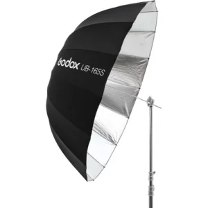 godox parabolic 165cm reflective umbrella silver