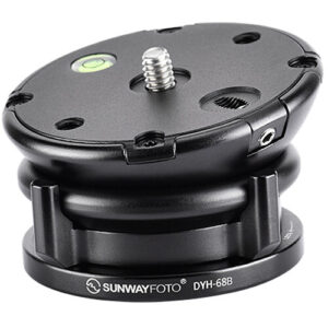 sunwayfoto dyh 68 leveling base with butterfly collar