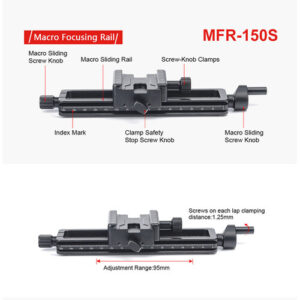 sunwayfoto macro focusing rail mfr 150